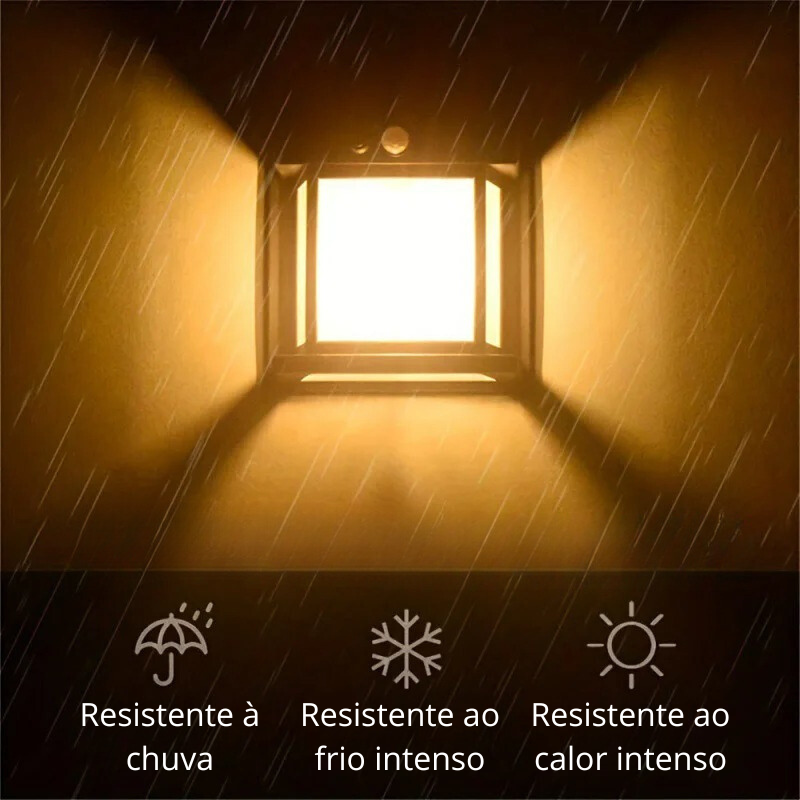 Refletor Solar com Sensor de Presença